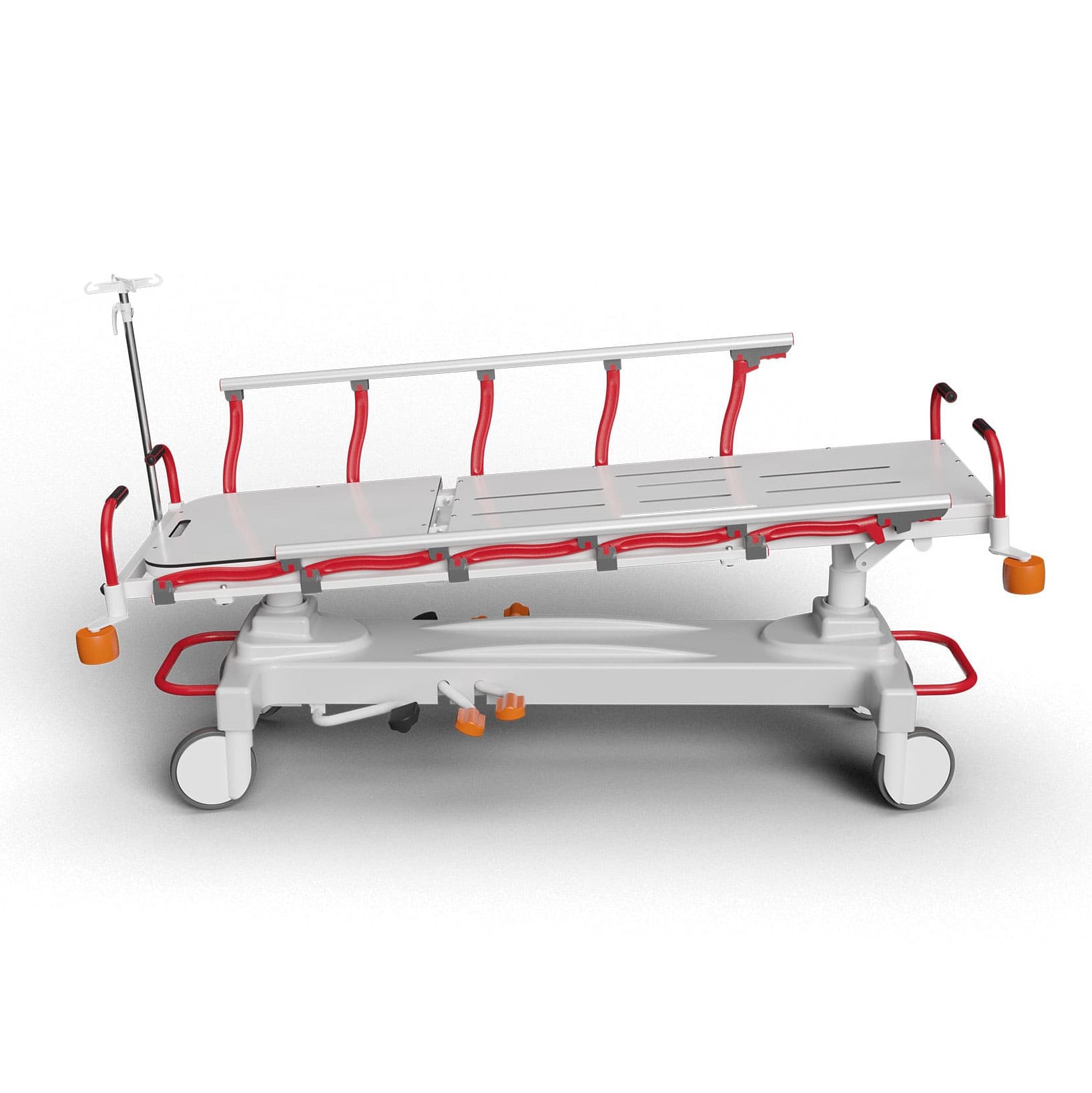 Гідравлічна каталка з рентген прозорою спинкою DS 1030 - фото