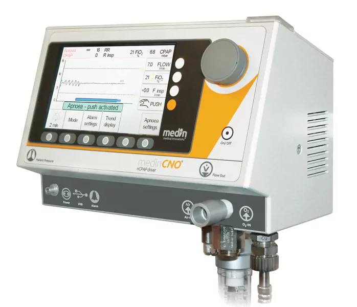 Апарат для неінвазивної респіраторної підтримки новонароджених та недоношених дітей nCPAP-терапії Medin CNO - фото